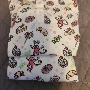 Roller Rabbit kid's size 12 pima cotton long sleeve pajamas.